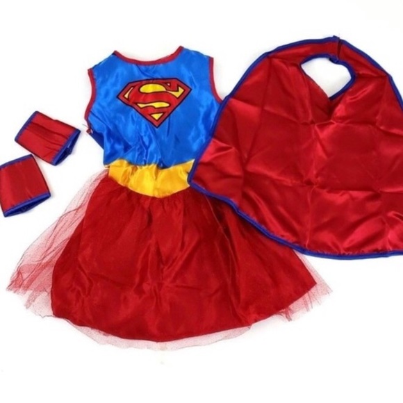 Rubie's Other - NWT 4 PIECE SUPERGIRL COSTUME SET